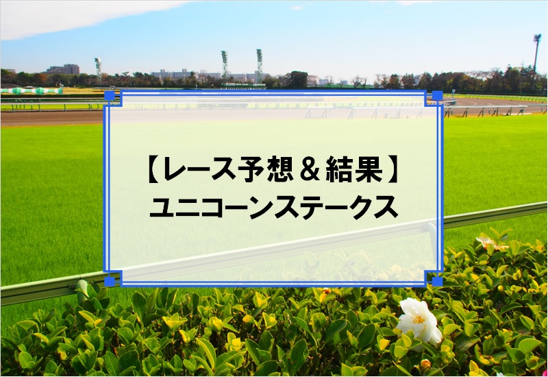 「ユニコーンステークス 2019」の予想と結果