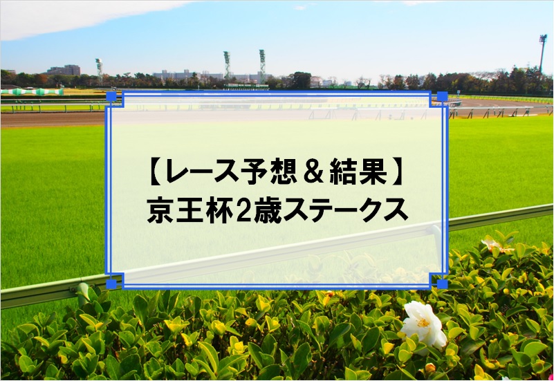 「京王杯2歳ステークス 2019」の予想と結果