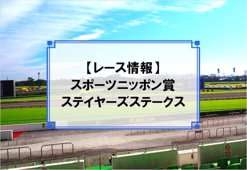 「スポーツニッポン賞ステイヤーズステークス」レース情報